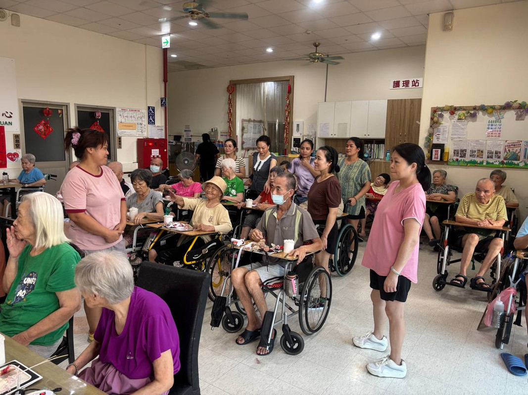 熟齡朋友參與課程現場