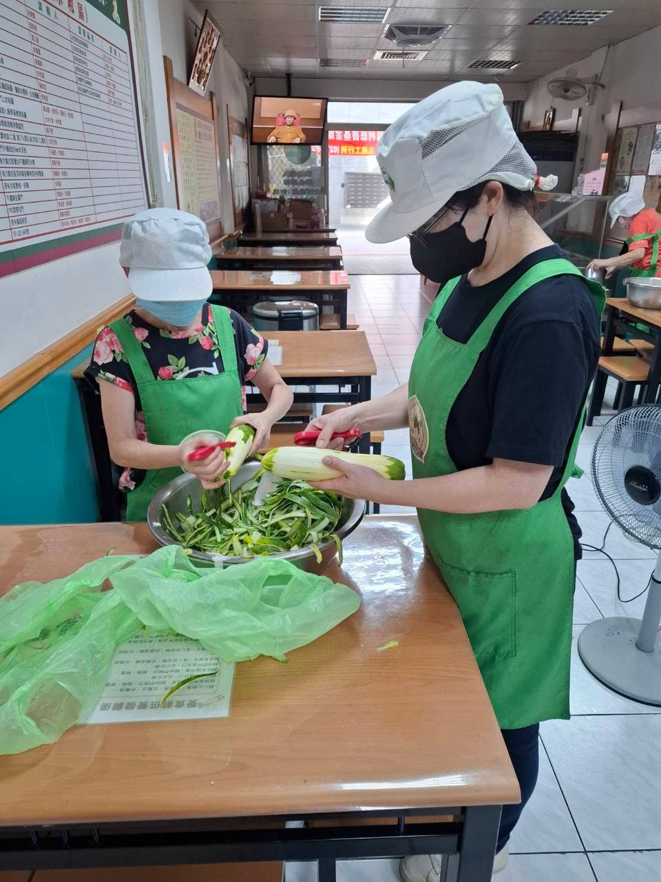 正德愛心廚房餐點分裝紀錄
